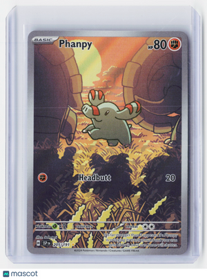 2024 Pokemon—Phanpy #205/191 Surging Sparks—Illustration Rare Foil