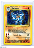 1999 Pokemon—Machamp #8/102 Deck Exclusives—Holo Rare (1st Edition) [Damaged]