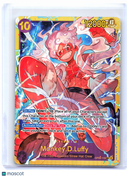 2023 One Piece—Monkey.D.Luffy #OP05-119 Awakening of the New Era—SEC Foil