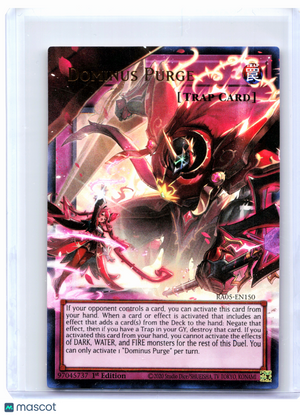 2026 YuGiOh!—Dominus Purge (Extended Art) #RA05-EN150—Ultra Rare (1st Edition)