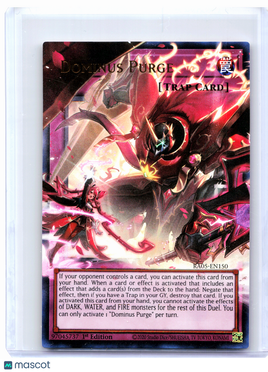 2026 YuGiOh!—Dominus Purge (Extended Art) #RA05-EN150—Ultra Rare (1st Edition)
