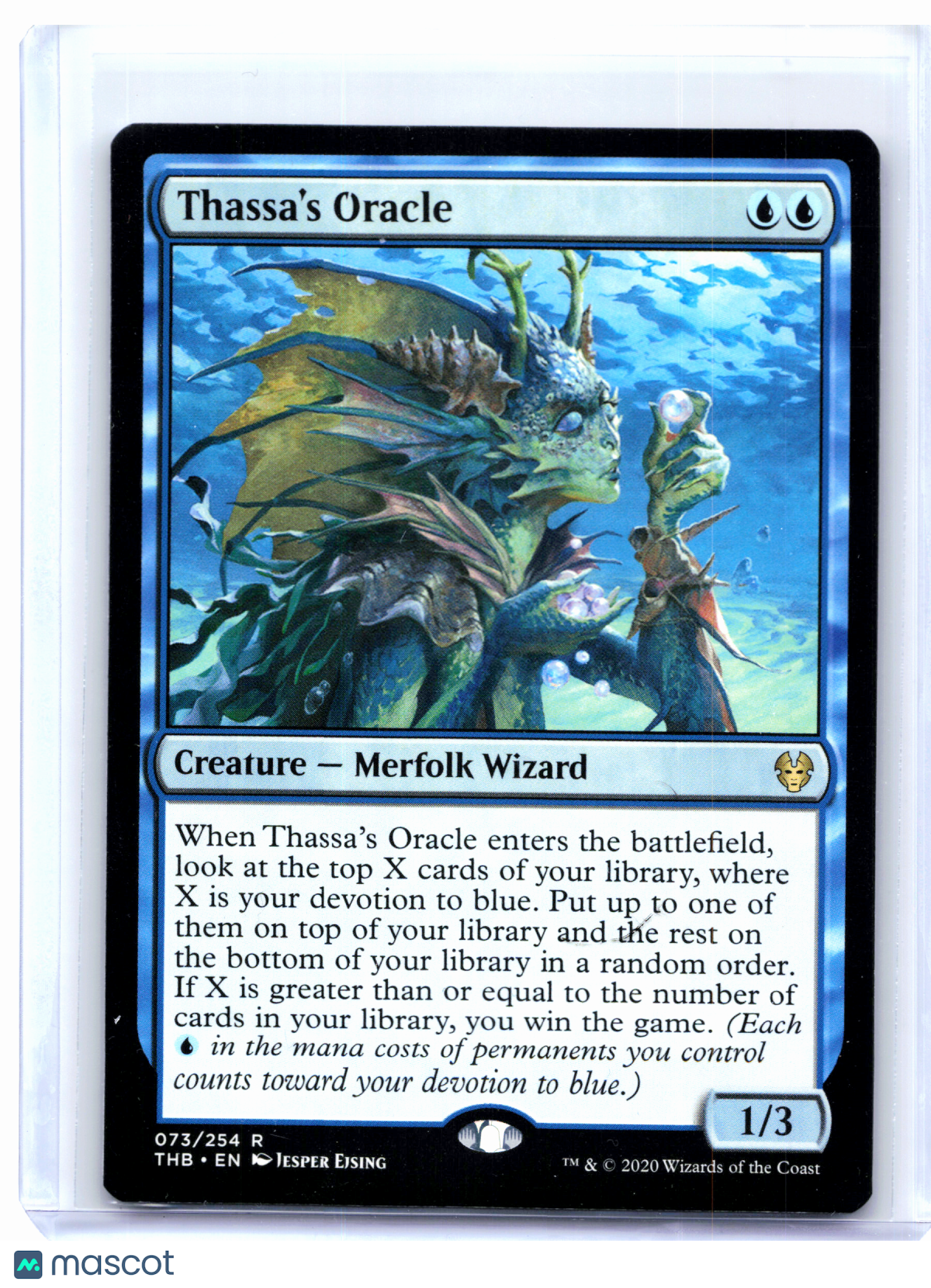 2020 Magic: The Gathering—Thassa's Oracle #073 Theros Beyond Death—Rare Nonfoil