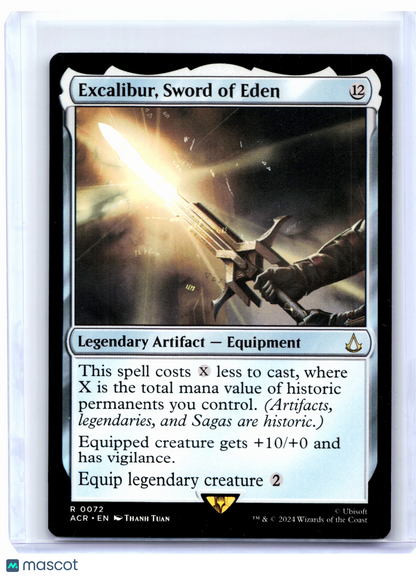 2024 Magic: TG—Excalibur, Sword of Eden #0072 Assassin's Creed—Rare Nonfoil