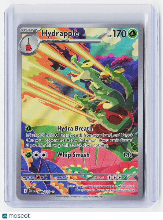 2025 Pokemon—Hydrapple #188/182 Destined Rivals—Illustration Rare Holo