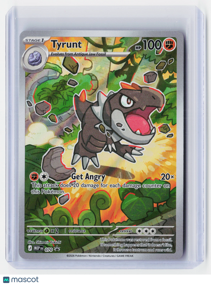 2026 Pokemon—Tyrunt #070 Mega Evolution—Black Star Promo Holo