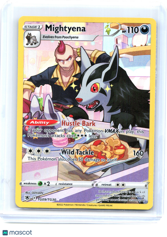 2022 Pokemon—Mightyena #TG09 Astral Radiance Trainer Gallery—Ultra Rare Holo