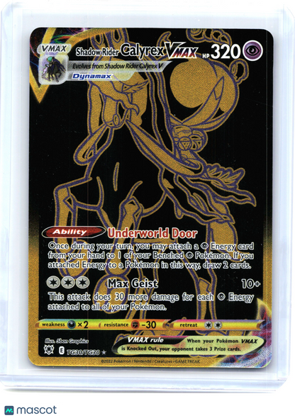 2022 Pokemon—Shadow Rider Calyrex VMAX #TG30 Astral Radiance: TG—SR Holo [MP]