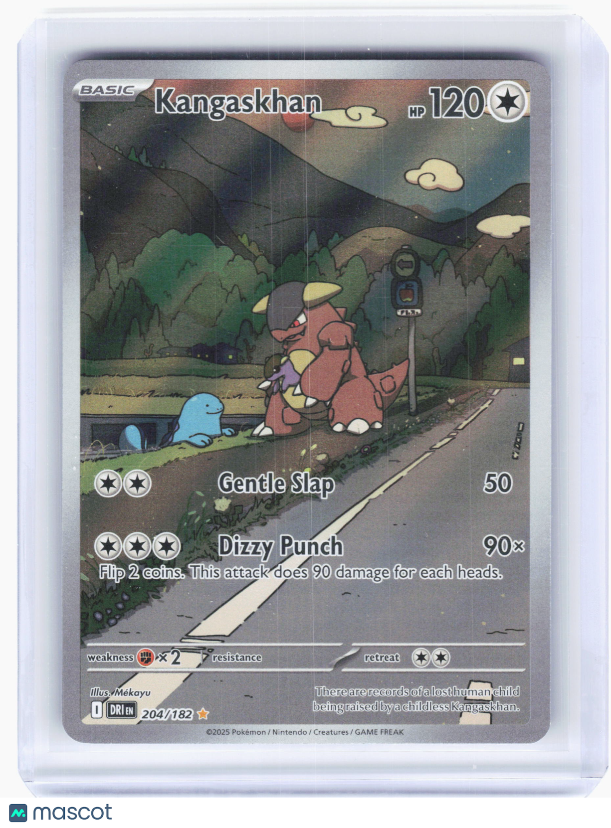 2025 Pokemon—Kangaskhan #204/182 Destined Rivals—Illustration Rare