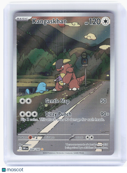 2025 Pokemon—Kangaskhan #204/182 Destined Rivals—Illustration Rare