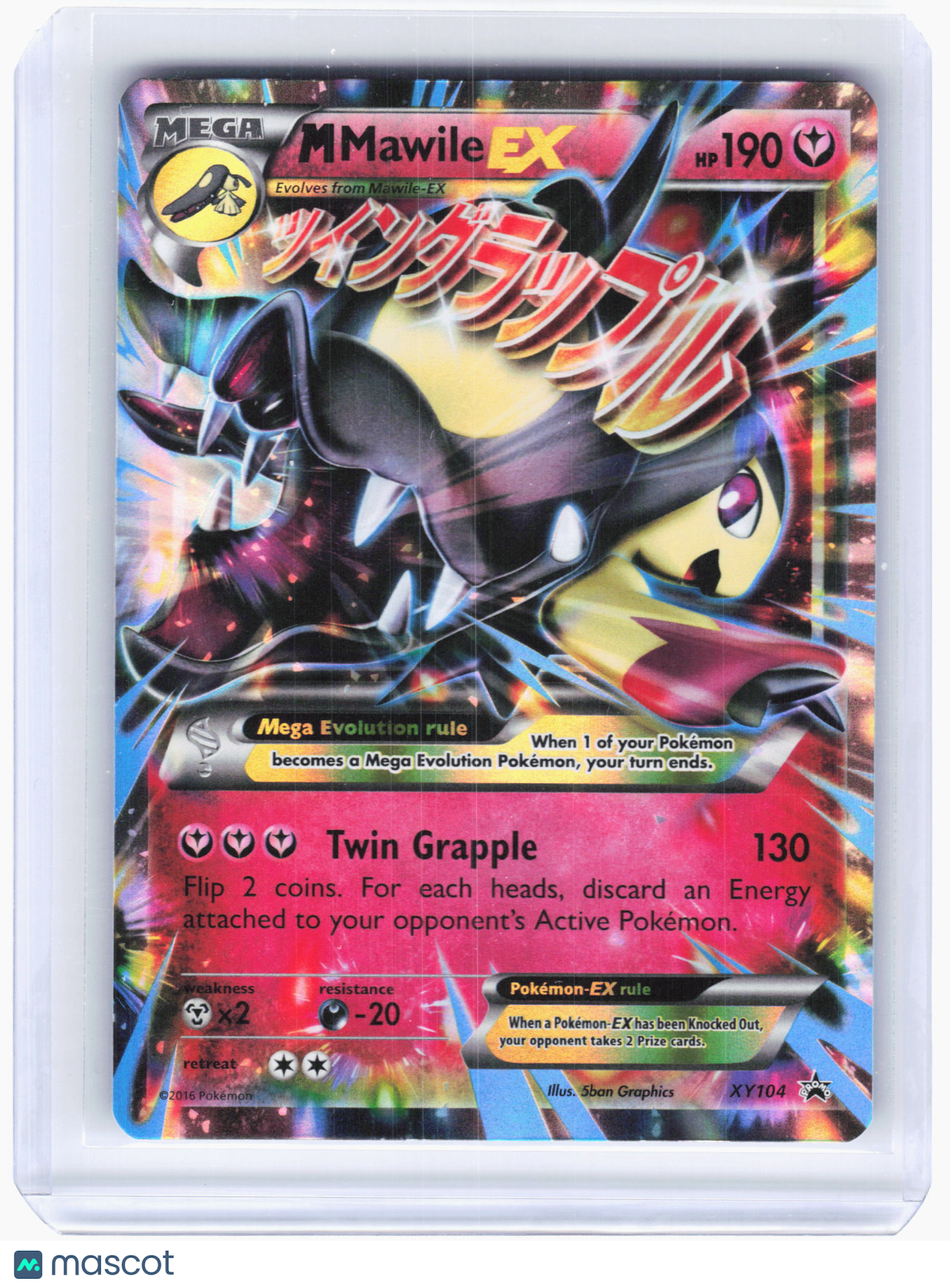 2016 Pokemon—M Mawile ex #XY104 XY Promos—Black Star Promo Holo [MP]