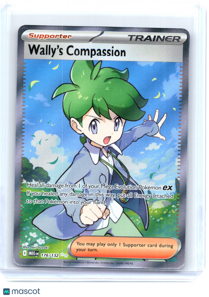 2025 Pokemon—Wally's Compassion #176 Mega Evolution—Ultra Rare Holo