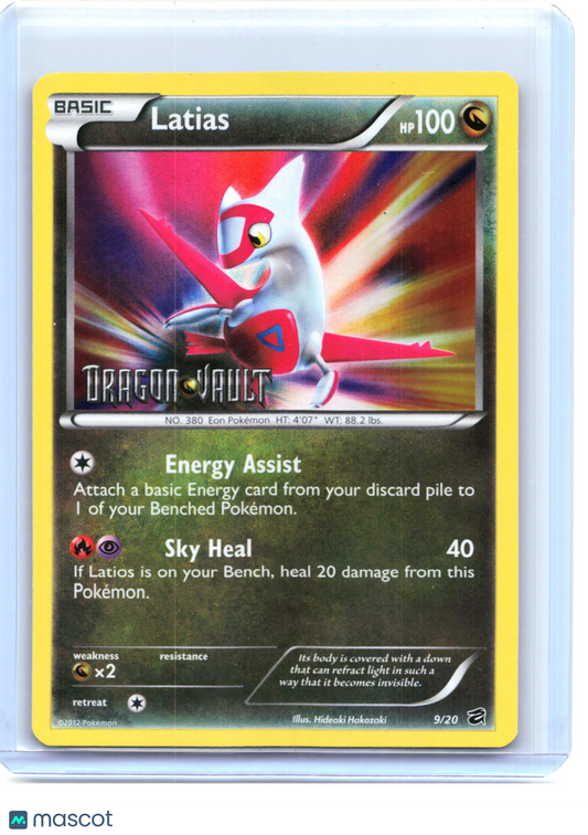 2012 Pokemon—Latias #9 Dragon Vault—Promo Holo