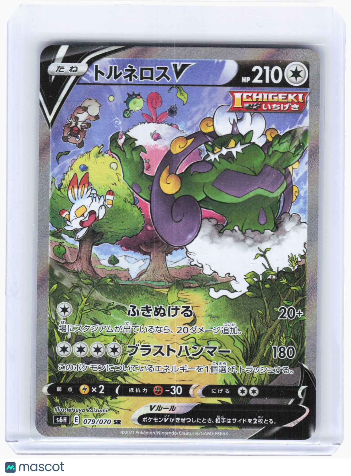 2021 Pokemon—Tornadus V #079/070 Silver Lance—Super Rare Holo Japanese
