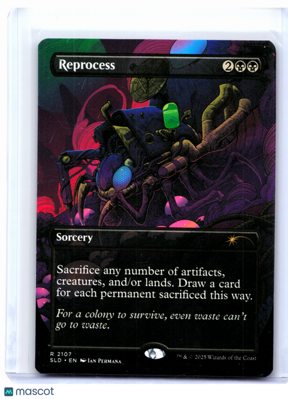 2025 Magic: The Gathering—Reprocess #2107 Secret Lair Drop—Rare Nonfoil