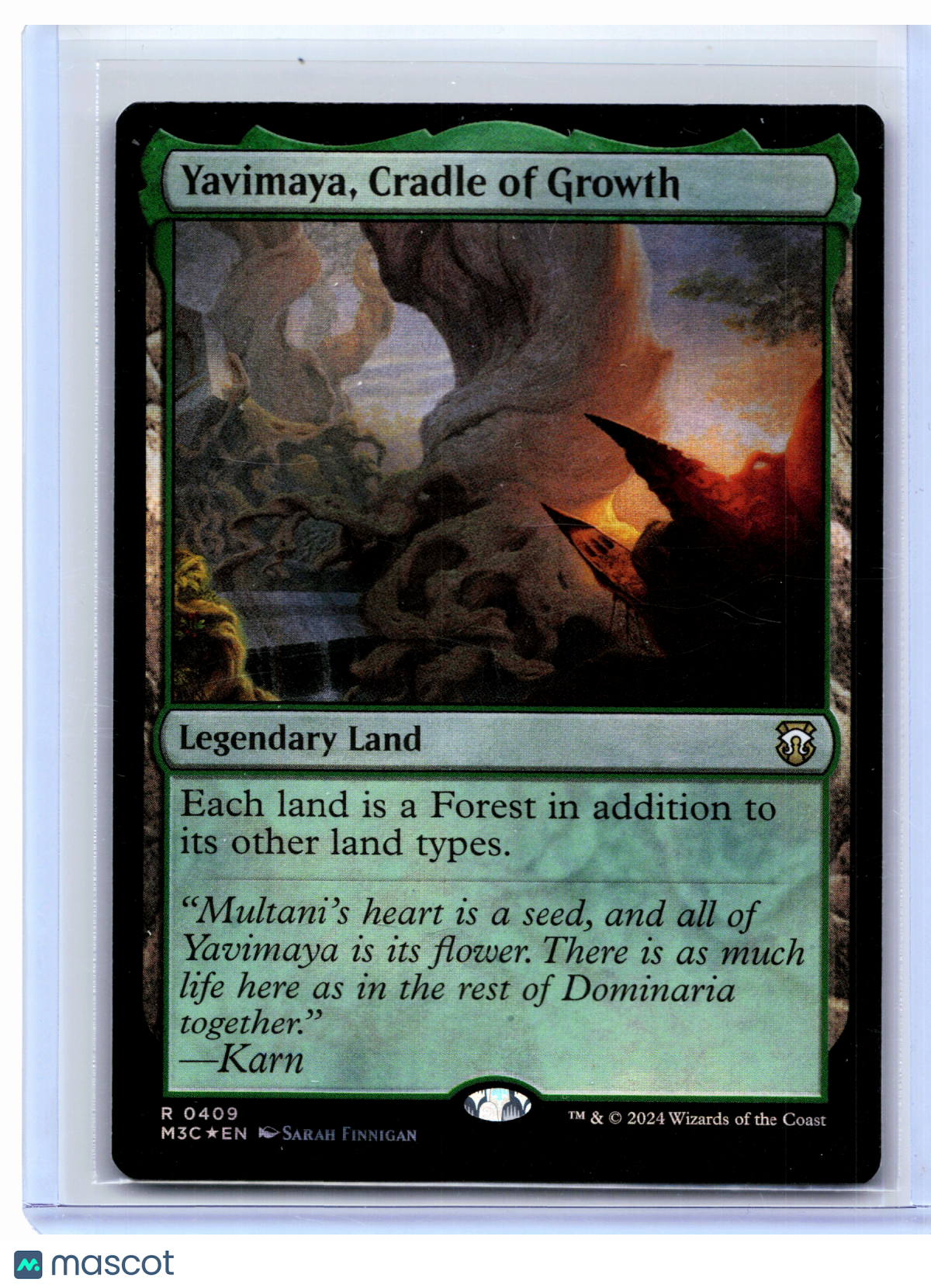 2024 Magic: The Gathering—Yavimaya, Cradle of Growth #0409 M3C—Rare Foil