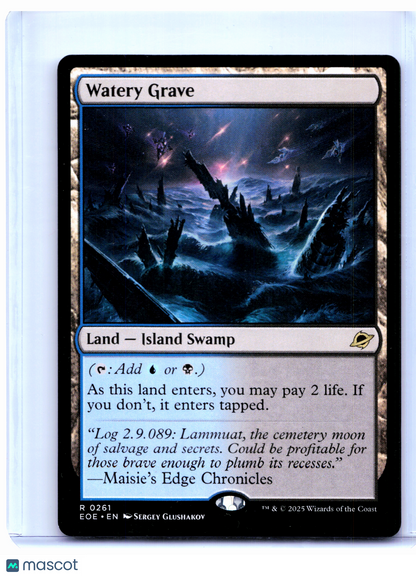2025 Magic: The Gathering—Watery Grave #0261 Edge of Eternities—Rare Nonfoil