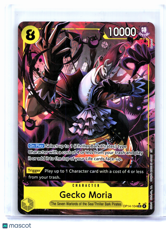 2026 One Piece—Gecko Moria (Alt Art) #OP14-104 The Azure Sea's Seven—SR Foil