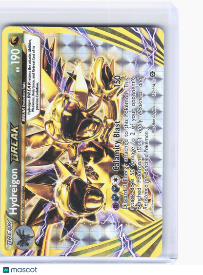 2016 Pokemon—Hydreigon BREAK #87/114 Steam Siege—Rare BREAK Foil (LP)
