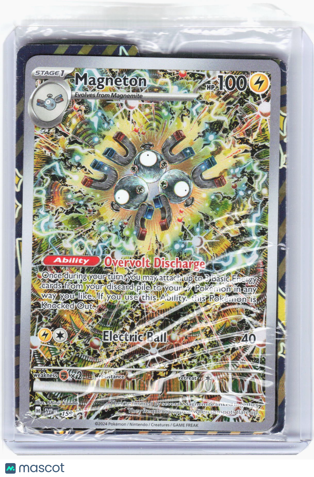 2024 Pokemon—Magneton #SVP EN 159 Scarlet & Violet Promo Cards—BSP Foil (Sealed)