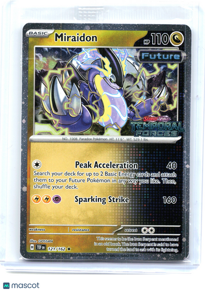 2024 Pokemon—Miraidon #121 Temporal Forces—Rare Holo [Sealed]