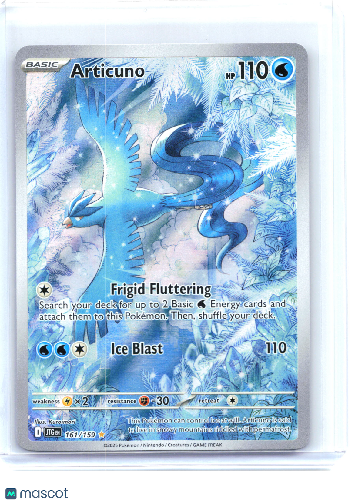 2025 Pokemon—Articuno #161 Journey Together—Illustration Rare Holo [LP]