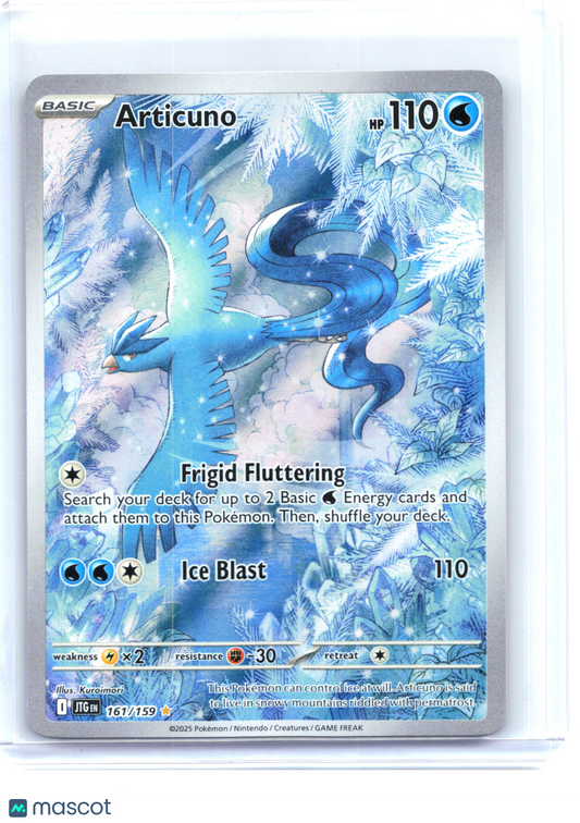 2025 Pokemon—Articuno #161 Journey Together—Illustration Rare Holo [LP]