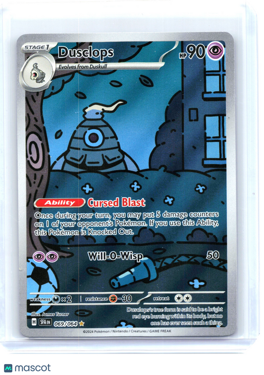 2024 Pokemon—Dusclops #69 Shrouded Fable—Illustration Rare Holo [Lightly Played]