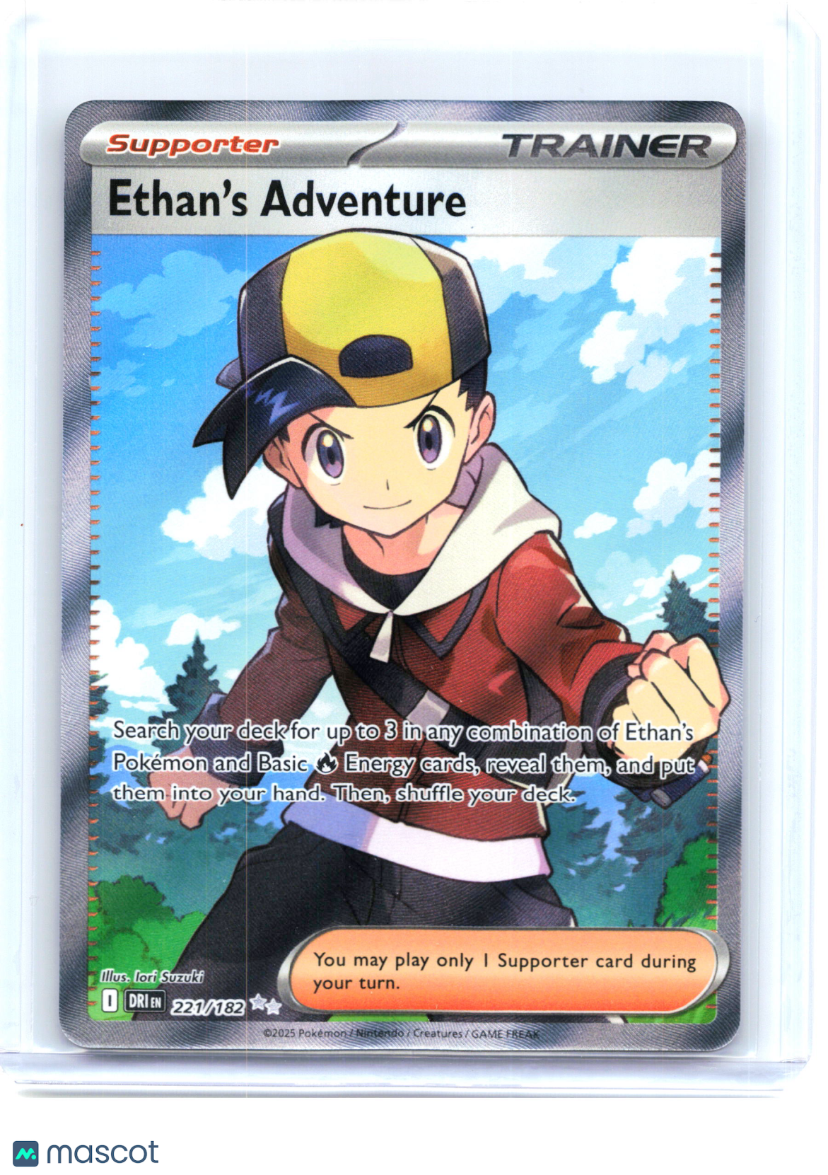 2025 Pokemon—Ethan's Adventure #221 Destined Rivals—Ultra Rare Holo