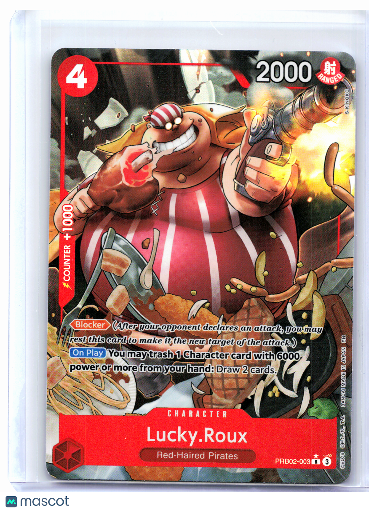 2025 One Piece—Lucky.Roux (Alternate Art) #PRB02-003 The Best Vol. 2—Rare Foil