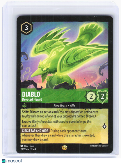 2024 Lorcana—Diablo - Devoted Herald #70/204 Ursula's Return—Legendary Non-Foil