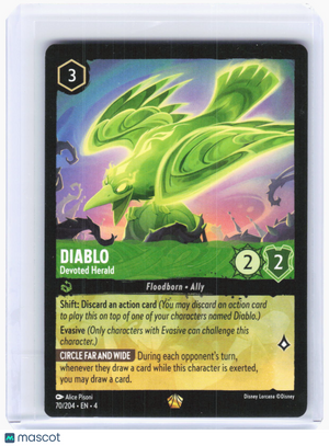 2024 Lorcana—Diablo - Devoted Herald #70/204 Ursula's Return—Legendary Non-Foil