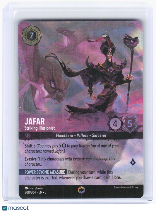 2024 Disney Lorcana—Jafar (Enchanted) #208/204 Into the Inklands—Enchanted Foil