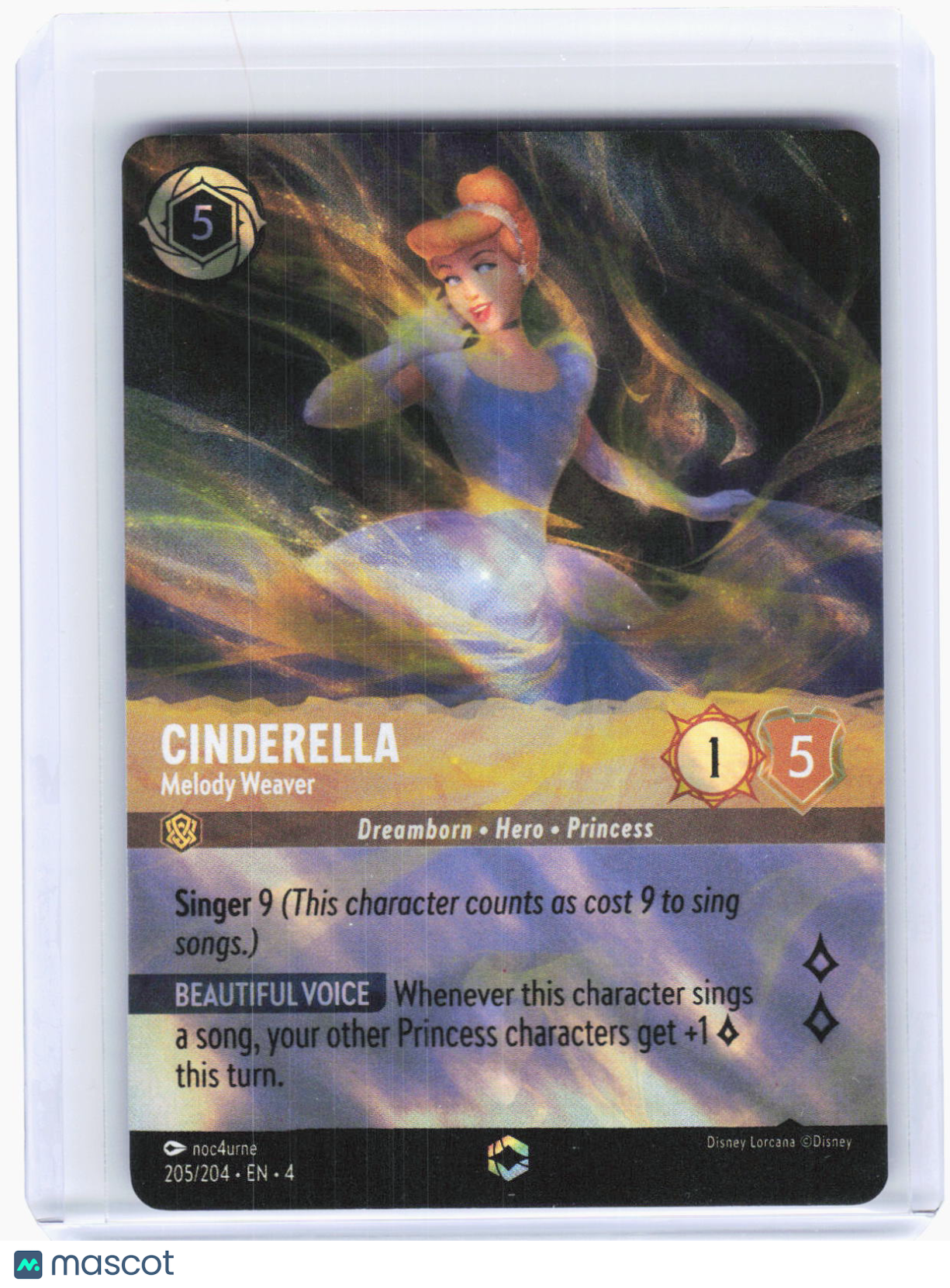 2024 Disney Lorcana—Cinderella (Enchanted) #205/204 Ursula's Return—ENCHT Foil