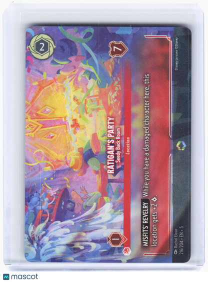 2024 Lorcana—Ratigans Party (Enchanted) #216/204 Shimmering Skies—Enchanted Foil