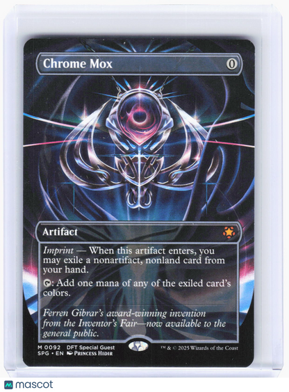 2025 Magic: The Gathering—Chrome Mox (Borderless) #92 (SPG)—Mythic Non-Foil