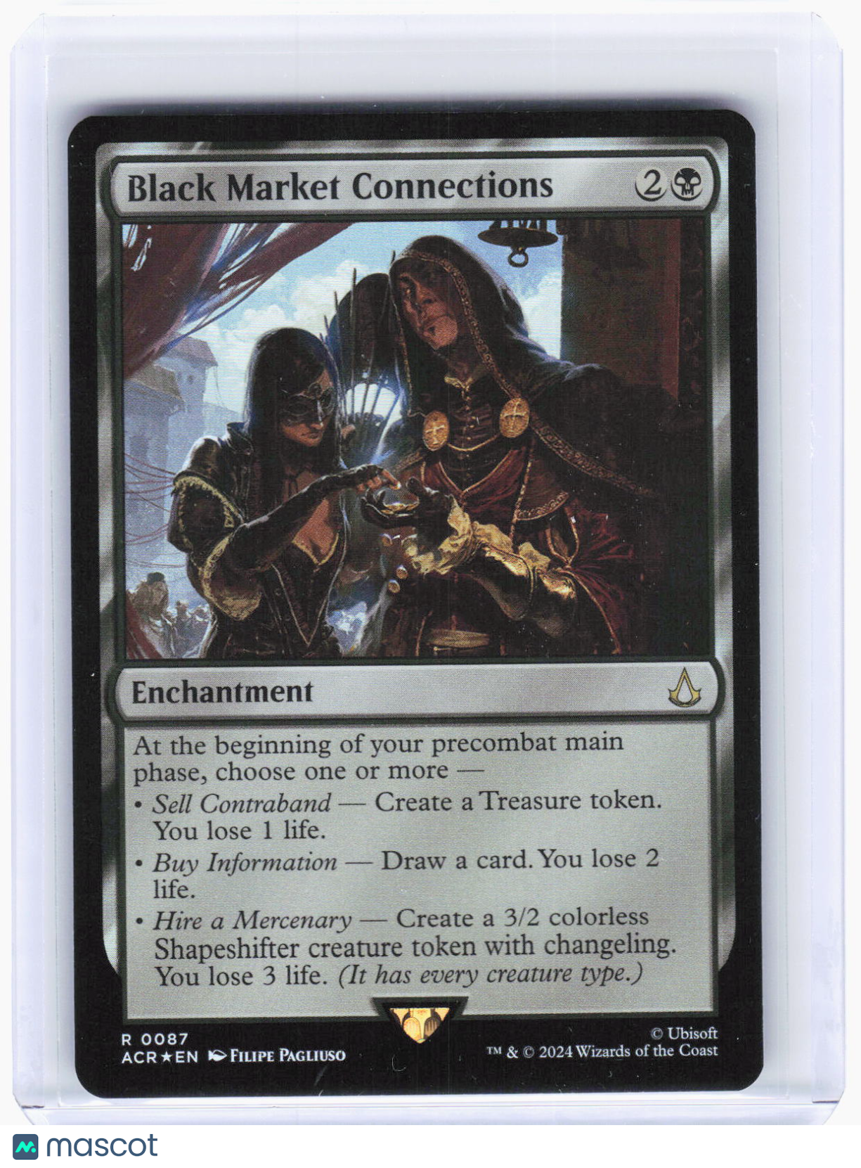 2024 Magic: The Gathering—Black Market Connections #87 (ACR)—Rare Foil