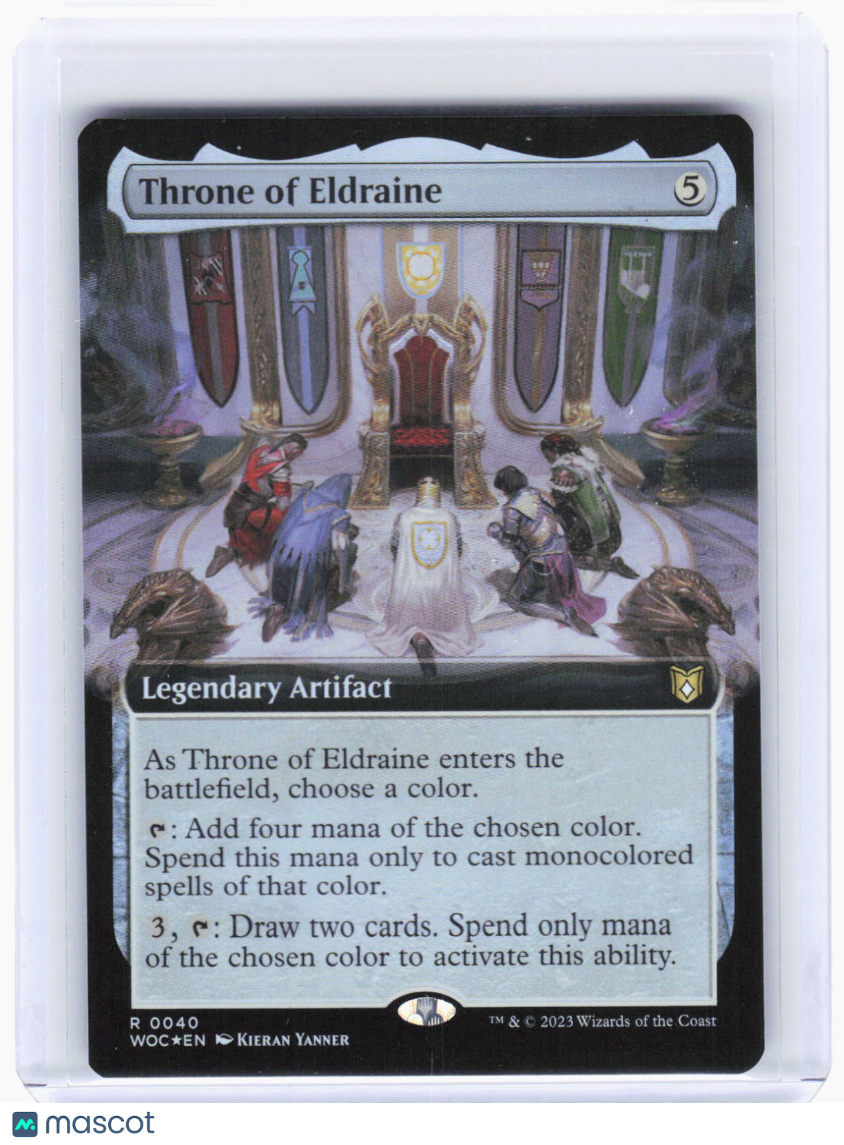 2023 Magic: The Gathering—Throne of Eldraine (Extended Art) #40 (WOC)—Rare Foil