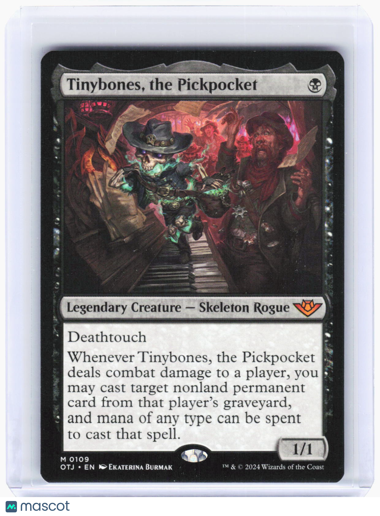 2024 Magic: The Gathering—Tinybones, the Pickpocket #109 (OTJ)—Mythic Non-Foil