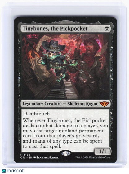 2024 Magic: The Gathering—Tinybones, the Pickpocket #109 (OTJ)—Mythic Non-Foil