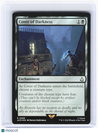 2024 Magic: The Gathering—Cover of Darkness #89 (ACR)—Rare Foil