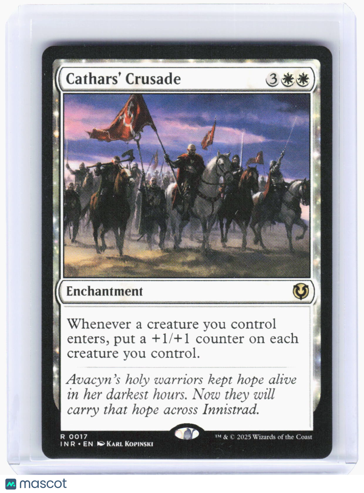 2025 Magic: The Gathering—Cathars' Crusade #17 (INR)—Rare Non-Foil