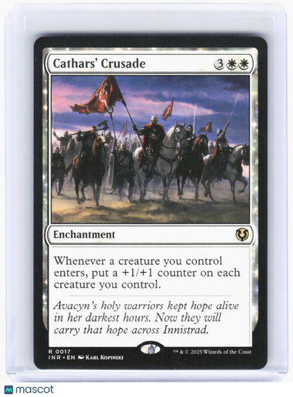2025 Magic: The Gathering—Cathars' Crusade #17 (INR)—Rare Non-Foil