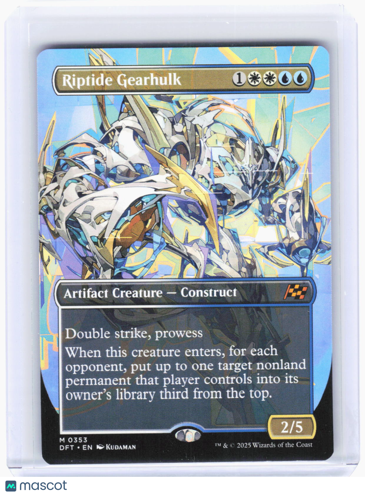 2025 Magic: The Gathering—Riptide Gearhulk #353 (DFT)—Mythic Non-Foil
