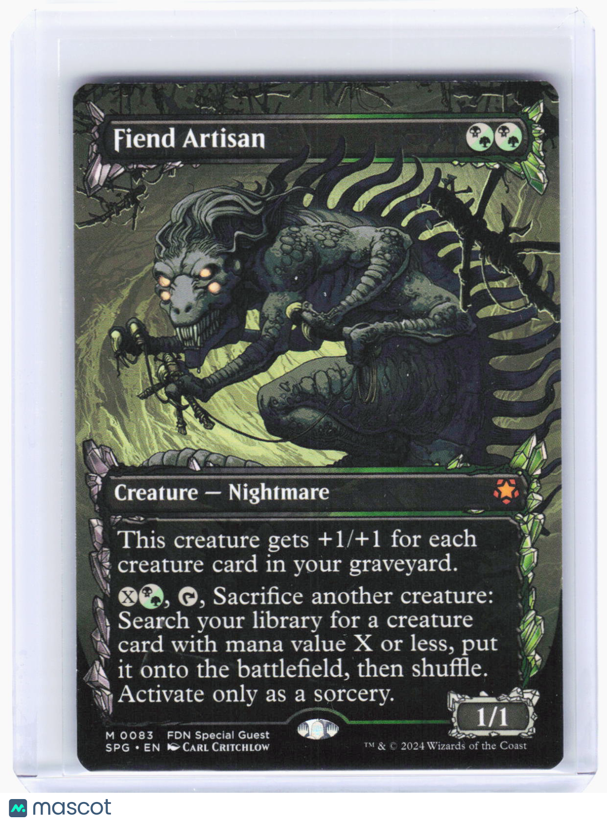 2024 Magic: The Gathering—Fiend Artisan (Showcase) #83 (SPG)—Mythic Non-Foil