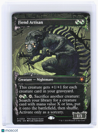 2024 Magic: The Gathering—Fiend Artisan (Showcase) #83 (SPG)—Mythic Non-Foil
