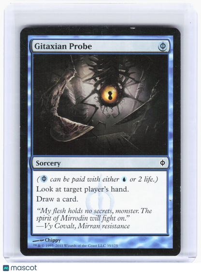 2011 Magic: The Gathering—Gitaxian Probe #35 New Phyrexia—Common Non-Foil