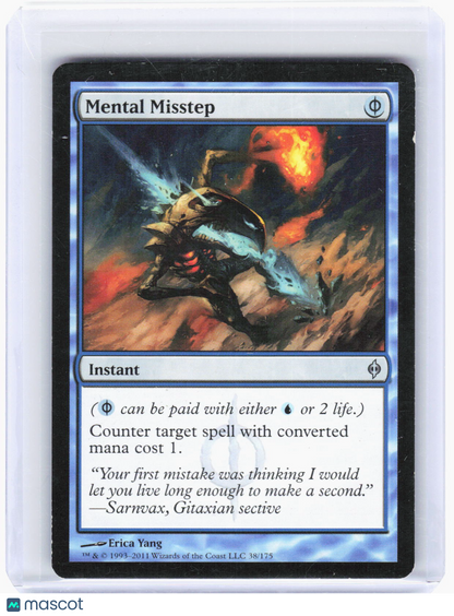 2011 Magic: The Gathering—Mental Misstep #38 New Phyrexia—Uncommon Non-Foil