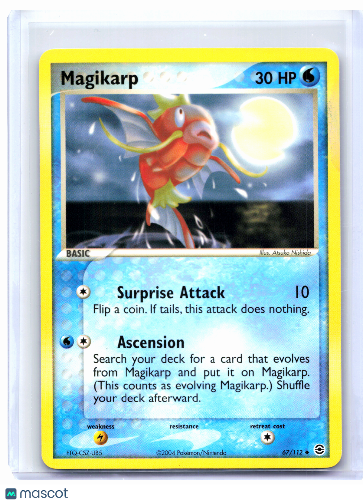 2004 Pokemon—Magikarp #67/112 EX FireRed & LeafGreen—Uncommon Nonholo [LP]