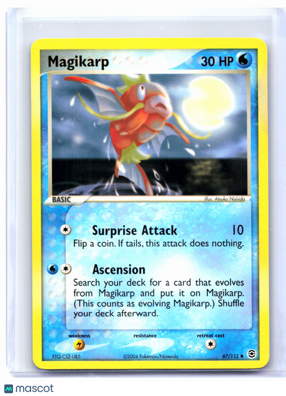 2004 Pokemon—Magikarp #67/112 EX FireRed & LeafGreen—Uncommon Nonholo [LP]