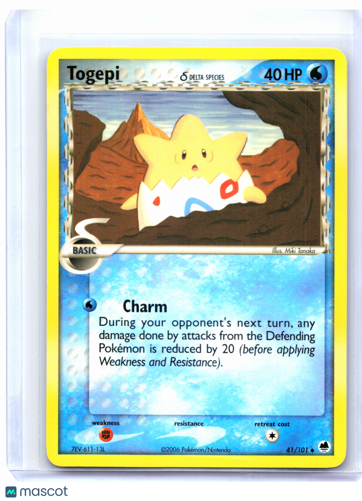 2006 Pokemon—Togepi (Delta Species) #41/101 EX Dragon Frontiers—Nonholo [LP]